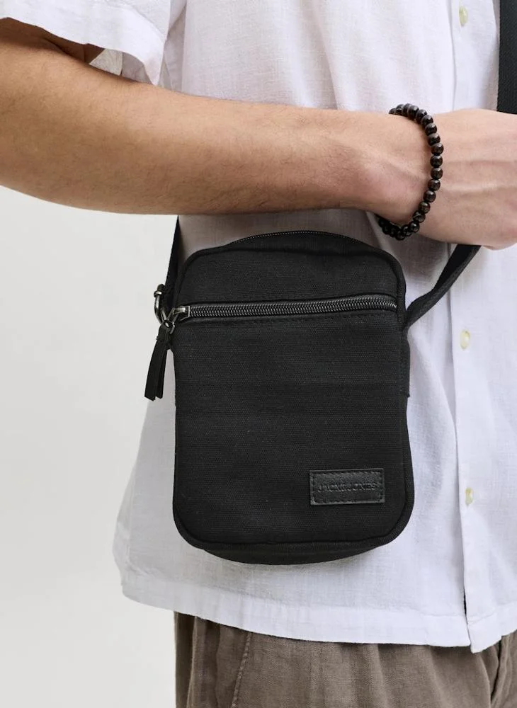 JACK & JONES Black Casual Crossbody Bag for Men | Best Price UAE